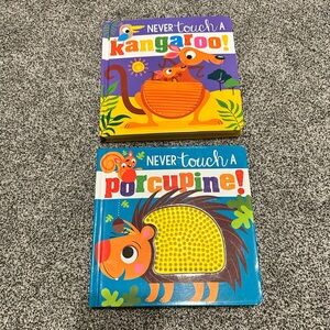 Never Touch a Kangaroo and Porcupine Book Set